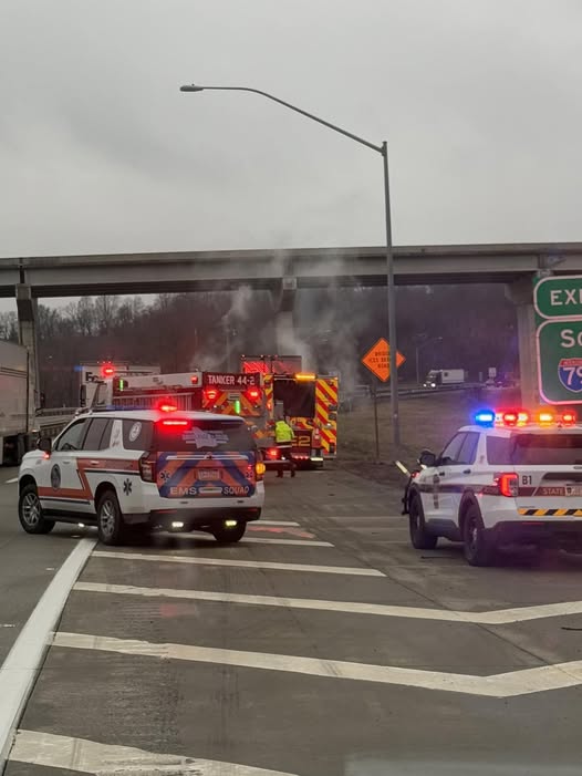 Interstate 70 Tractor Trailer Fire Extinguished Quickly : WJPA 95.3 FM ...